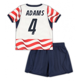 Billige Fotballdrakt Forente stater Tyler Adams #4 Replika Hjemmedraktsett Barn VM 2026 Kortermet (med bukser)